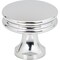 Jeffrey Alexander 1-1/4" Diameter Polished Chrome Marie Cabinet Knob 445PC - alternate 1